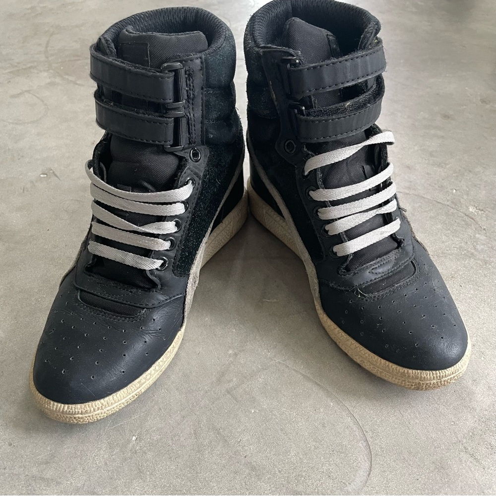 Puma Black High-Top Sneakers